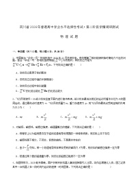 四川省字节精准教育联盟2026届高三上学期1月第二阶段学情调研测试物理试卷（含解析）
