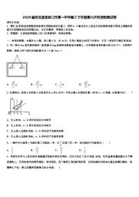 2026届河北省张家口市第一中学高三下学期第六次检测物理试卷含解析