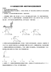 2026届河南省宝丰县第一高级中学高考仿真模拟物理试卷含解析