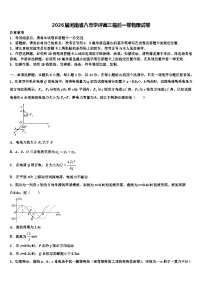 2026届河南省八市学评高三最后一卷物理试卷含解析
