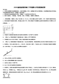 2026届河南洛阳市高三下学期第六次检测物理试卷含解析