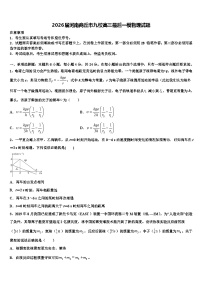 2026届河南商丘市九校高三最后一模物理试题含解析