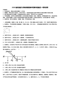 2026届河南省九师商周联盟高考物理考前最后一卷预测卷含解析