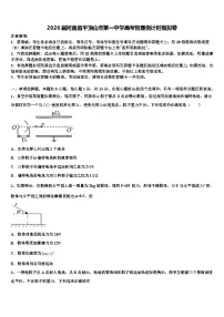 2026届河南省平顶山市第一中学高考物理倒计时模拟卷含解析