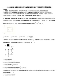 2026届河南省南阳市省示范性高中联谊学校高三下学期联合考试物理试题含解析