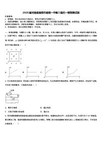 2026届河南省南阳市南阳一中高三最后一模物理试题含解析