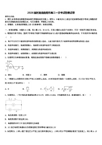 2026届河南省南阳市高三一诊考试物理试卷含解析