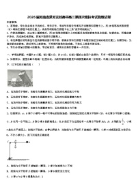 2026届河南省漯河实验高中高三第四次模拟考试物理试卷含解析