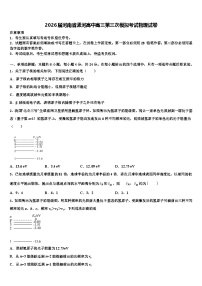 2026届河南省漯河高中高三第三次模拟考试物理试卷含解析