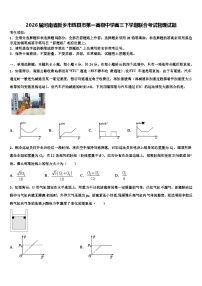 2026届河南省新乡市辉县市第一高级中学高三下学期联合考试物理试题含解析