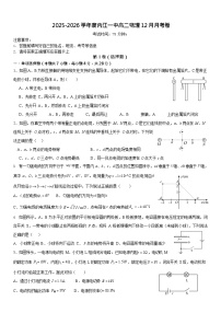 四川省内江市第一中学2025-2026学年高二上学期12月月考物理试题