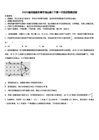 2026届河南省许昌平顶山高三下第一次测试物理试题含解析