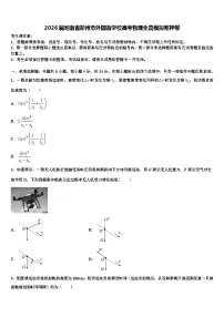 2026届河南省郑州市外国语学校高考物理全真模拟密押卷含解析