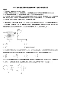 2026届河南省郑州市外国语高中高三最后一卷物理试卷含解析