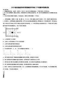 2026届河南省郑州市嵩阳高级中学高三下学期联考物理试题含解析