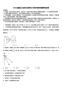 2026届黑龙江省哈尔滨师范大学附中高考物理押题试卷含解析