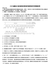2026届黑龙江省东部地区四校联考高考临考冲刺物理试卷含解析