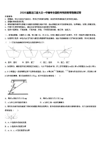 2026届黑龙江省大庆一中高考全国统考预测密卷物理试卷含解析