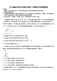 2026届黑龙江省大庆市重点中学高三下学期第六次检测物理试卷含解析