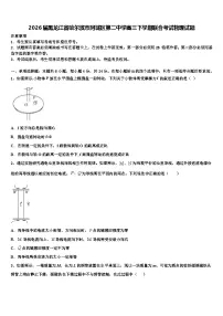 2026届黑龙江省哈尔滨市阿城区第二中学高三下学期联合考试物理试题含解析