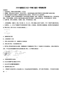 2026届黑龙江大庆一中高三最后一卷物理试卷含解析