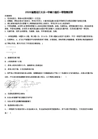2026届黑龙江大庆一中高三最后一卷物理试卷含解析