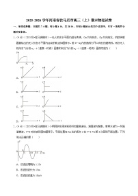 2025-2026学年河南省驻马店市高三（上）期末物理试卷(含详细答案解析)