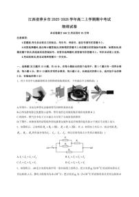2025-2026学年江西省萍乡市高二上学期期中考试物理试卷（有解析）