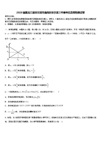 2026届黑龙江省哈尔滨市南岗区哈尔滨三中高考仿真卷物理试卷含解析