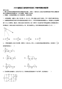 2026届黑龙江省鸡西市鸡东县二中高考物理必刷试卷含解析