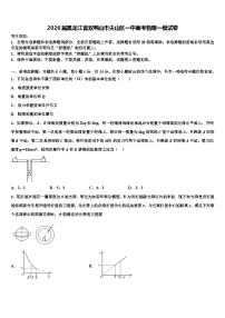 2026届黑龙江省双鸭山市尖山区一中高考物理一模试卷含解析