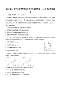 2025-2026学年陕西省渭南市华阴市校级联考高一（上）期末物理试卷（含解析）