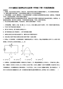 2026届黑龙江省双鸭山市尖山区第一中学高三下第一次测试物理试题含解析