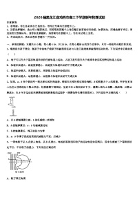 2026届黑龙江省鸡西市高三下学期联考物理试题含解析