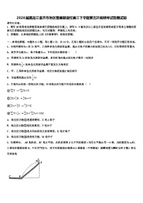 2026届黑龙江省齐市地区普高联谊校高三下学期第五次调研考试物理试题含解析