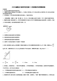 2026届黑龙江省哈市名校高三3月份模拟考试物理试题含解析