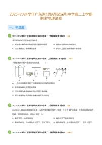 2023-2024学年深圳中学高二(上)期末物理试卷含答案