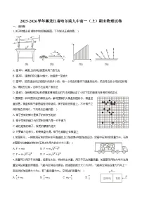 2025-2026学年黑龙江省哈尔滨九中高一（上）期末物理试卷（含答案）