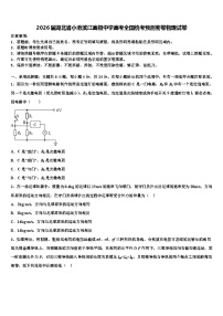 2026届湖北省小池滨江高级中学高考全国统考预测密卷物理试卷含解析