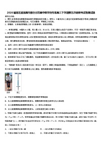 2026届湖北省宜昌市部分示范高中教学协作体高三下学期第五次调研考试物理试题含解析