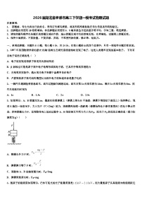 2026届湖北省孝感市高三下学期一模考试物理试题含解析