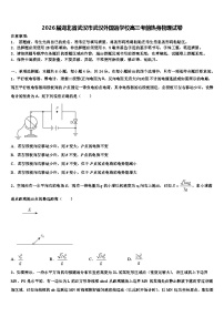 2026届湖北省武汉市武汉外国语学校高三考前热身物理试卷含解析