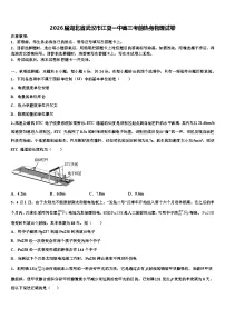 2026届湖北省武汉市江夏一中高三考前热身物理试卷含解析