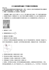 2026届湖北省第五届高三下学期联合考试物理试题含解析