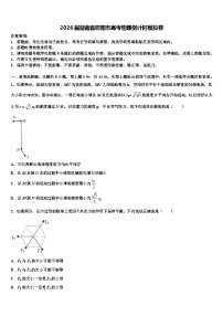 2026届湖南省邵阳市高考物理倒计时模拟卷含解析