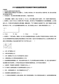 2026届湖南省邵阳市育英高级中学高考压轴卷物理试卷含解析
