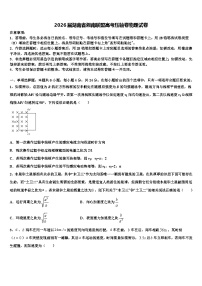 2026届湖南省湘南联盟高考压轴卷物理试卷含解析
