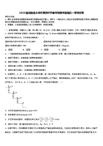 2026届湖南省永州市第四中学高考物理考前最后一卷预测卷含解析