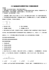 2026届湖南省邵东县第四中学高三冲刺模拟物理试卷含解析