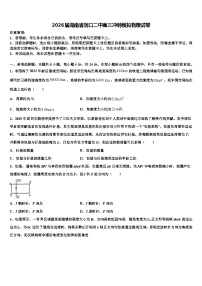 2026届湖南省洞口二中高三冲刺模拟物理试卷含解析